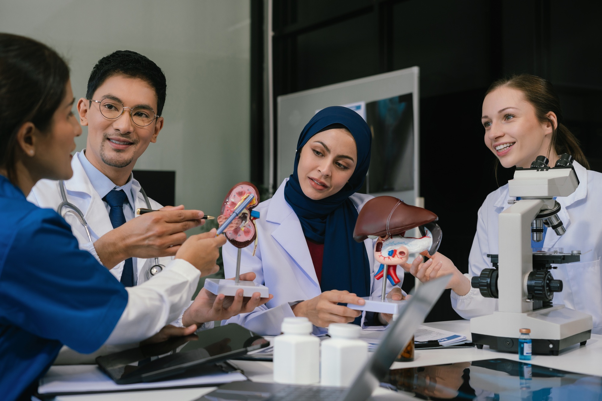 Diversity, Medical team working